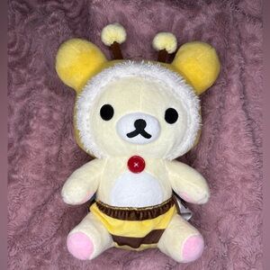 Korilakkuma dressed as a bee plush